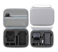 BeisDirect Travel Carrying Case for DJI Osmo 360 Accessories, Portable PU Storage Bag for DJI Osmo 360 Camera, Battery Case, Lens Silicone Case and Quick-Release Adapter Mount (Gray)