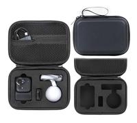 BeisDirect Travel Carrying Case for Insta360 GO Ultra, Portable Camera Storage Bag PU Hard Protective Case for Insta 360 GO Ultra Action Camera Accessories (Black)