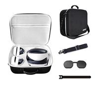 BeisDirect VR Travel Carrying Cases Compatible with PS VR2 All-in-one VR and Accessories, Hard EVA Travel Case Storage Bag Portable Traveling Bag for VR Headset and Handle