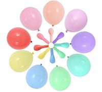 BEISHIDA 200Pack 10 Inch Pastel Balloons Thick Mixed Color Balloon, MultiColored Macaron Mixed Color Latex Balloons for Birthday Wedding Reception Engaged Baby Bridal Gift Party Decorations