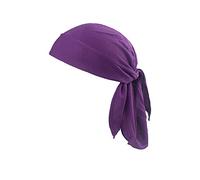 BEISIJIA Sports Cycling Cap Breathable Quick Dry Bandana Under Helmet Skull Cap Adjustable Cycling Hat Running Beanie Pirate Hat Headband for Men Women Purple