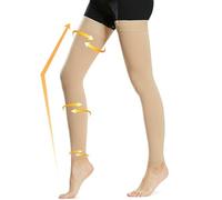 Beister 15-20 mmHg Compression Socks for Women Men, Footless Thigh High