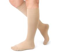 Beister 20-30 mmHg Compression Socks for Women Men, Closed Toe Knee High