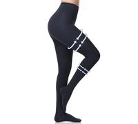 Beister Medical Compression Pantyhose for Women & Men, Opaque Closed Toe 20-30mmHg Graduated Support Tight, Waist High Compression Circulation Leggings for Varicose Veins, Edema, Flight, DVT