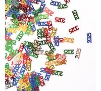 Beistle 1.5 OZ Colorful 2025 Confetti for Graduation Decorations and New Year's Eve Party Supplies