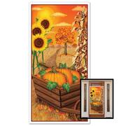Beistle 1-Pack Decorative Fall Door Cover, 30-Inch by 5-Feet