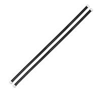 Beistle 2 Piece Novelty Wooden Theatrical Canes for Magic Show and Halloween Costume Accessories, 36.5" x 1", Black/White