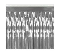 Beistle 2-Ply Flame Proof Metallic Fringe Drape, 15-Inch by 10-Feet