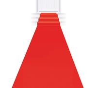 Beistle 50087 Red Carpet Runner, Polyester