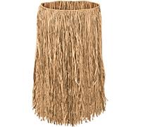 Beistle 50433-N Extra Large Raffia Hula Skirt, Paper, Natural