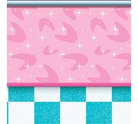 Beistle 50's Soda Shop Backdrop, Multicolor, 30'