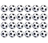 Beistle 55460 24 Piece Durable Paper Soccer Ball Cut Outs for Sports Theme Birthday Party Decorations, Black/White
