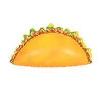 Beistle 56032 9" x 16" Large Inflatable Taco Decoration Blow Up Accessories for Mexican Theme Cinco De Mayo Fiesta Party Supplies, PVC Plastic, Multicolor