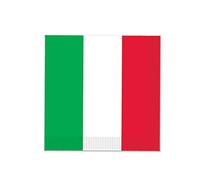 Beistle 58079 Beverage Napkins, (16 Pack), Red/White/Green