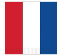 Beistle 58226 Luncheon Napkins, Red/White/Blue