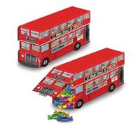 Beistle A Creation 3-D Double Decker Bus Centerpiece, Paper, Multicolor, One size, 54122