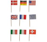 Beistle A Creation Paper, Multicolor, International Flag Picks