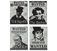 Beistle B52187 Sherlock Holmes Wanted Cutouts