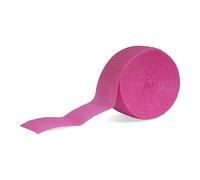 Beistle Bright Pink Festive Crepe Streamers - 8 Pack, Crepe Paper Streamer Rolls for Party Decorations, Birthdays, Baby Showers, Weddings, Holidays, Parades, Events & Celebration Décor, 1¾” x 81’