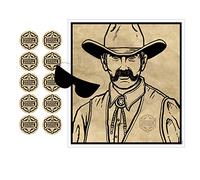 Beistle Pin The Badge On The Sheriff Game