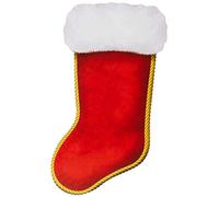 Beistle S22031AZ3 Mini Christmas Stocking Cutouts 7.25" (Red/White), Paper