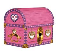 Beistle S50369AZ3, 12 Piece Princess Treasure Chest Favor Boxes, 3.5" x 4.25"