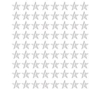 Beistle S57027SAZ6 72 Piece Metallic Silver Star Cutouts, 3.5”-Awards Night Celebrations Party Decorations