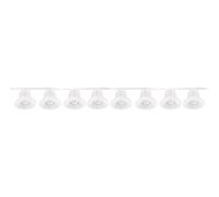 Beistle Tissue Bell Streamer & Westminster Bell Garland Assortment - Elegant White Bridal Hanging Decorations, 3” Bells on 24' Ribbon and 12' Garland, Wedding & Anniversary Supplies