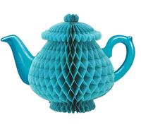 Beistle Tissue Teapot 7" Blue