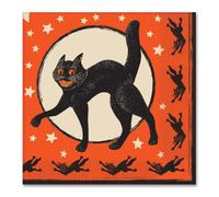 Beistle Vintage Halloween Luncheon Napkins, Paper, Multicolor, 12"
