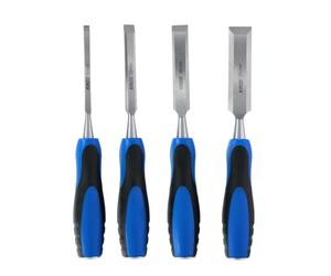 Beitelset - 4 Pieces - 6/12/18 / 25mm - Carbon Steel - for Woodworking
