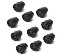 BEITESI Replacement Mini Trampoline Leg Cap Tips Trampoline Leg Cap Chair Leg Caps Replaceme nt Rubber Cap Tips Floor Pads for Mini Trampoline（Black）(10pack)