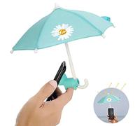 BEITESTAR Phone Umbrella, Universal Adjustable Piggy Suction Cup Stand, Sun Shade for Phone, Block Glare Anti-reflection, Blue