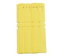 Beito 50PCS Hanging Plant Label,Garden Label, Plant Tags, Plastic Tree Nursery Waterproof Tags Reusable Yellow for Garden Outdoor Greenhouse