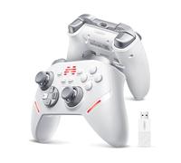 BEITONG KP40 Wireless Controller for PC, Switch/Switch 2, Android, TV, Steam Deck, Precision Adjustable TMR Joysticks, TMR Triggers, Bluetooth & 2.4g Gamepad with 1000Hz Polling Rate, Charging Dock