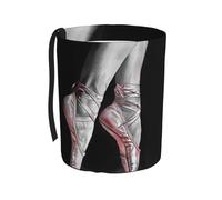 BEIVGOXL Ballet Dancer Printed Car Trash Can-Waterproof Car Garbage Can,Car Trash Bag Hanging,Women's Car Accessories, Car Seat Back Use Car Interior Accessory Storage Bag Collapsible Trash Container