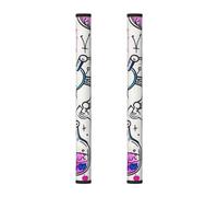 BEIVGOXL Chemistry Print Printed Refrigerator Door Handle Cover Set of 2-Kitchen Appliance Handles Replacement Keep Off Fingerprints Food Stains,for Ovens, Dishwashers,Microwave Stove