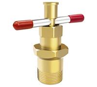 beiyaiey 1 Piece Compression Valve Removal Tool Gold Copper for Olive Puller with Diameters of 1/2 Inch &3/4 Inches Ferrule