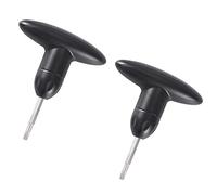 beiyaiey 2PCS Plastic Handle Golf Adjustment Wrench Tool Golf Driver Club Shafts Adapter Wrench,Black