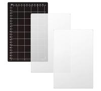 beiyaiey 3Pcs Clear Die Cutting Pads, Die Pad Set Reusable Magnetic Shim and Acrylic Cutting Pad Set for Most Die Cutting Machine