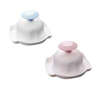 beiyaiey Food Holder for Slicer or Grater,Finger Anti-Cut Protectors for Vegetable Grater,Graters, Peelers and Slicers Plastic 2Piece