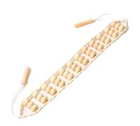 beiyaiey Rope Back Massager - 47.2 Inches Massager Tool for Back, Neck, Legs, Waist, Wooden Massage Roller