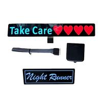 beiyaiey Windshield Electric Lights Up Window Stickers for JDM Glow Panel Decoration Parts D