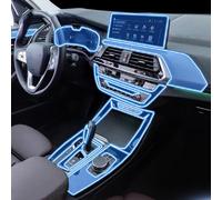 BEIYANSHOO Car interior accessories film transparent TPU-PPF console Anti-scratch resist film GPS Radio display Film For BMW iX3 2021-2022