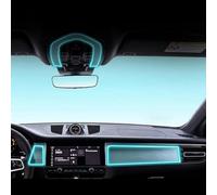 BEIYANSHOO TPU Car Navigation Screen Film Gearbox Protective Sticker Anti-Scratch Repair Interior Accessories,for Porsche Macan 2018-2020