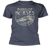 BEIYANUO Band of Horses' Peak 'T Shirt Neu Und Offiziell Grey L
