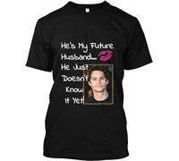 BEIYANUO Dylan O'Brien He's My Future Husband He Just Doesn't Know It Yet T-Shirt Unisex Shirt L Black
