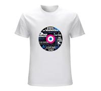 BEIYANUO Mens Jam All Mod Cons Tribute T Shirt Weller Mod Scooters Foxton Buckler M White