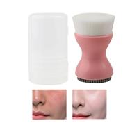 Beiykhera Face Brushes for Cleansing | Double-Ended 2.8 Inch Silicone Cleansing Tool - Face Cleanser Brush | for Home Shower Bath Time Daily Morning Night Travel Vacation Hotel