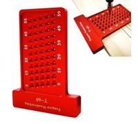 Beiykhera Woodworking Marking Ruler,T-Type Horizontal and Vertical Scribing Gauge Tool | Carpenter Measuring Ruler - for Woodworking Carpentry Construction Drafting Home Engineering Industry Workshop